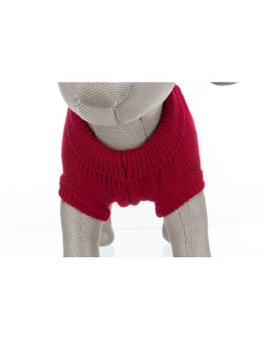 Pull pour chien kenton Rouge TRIXIE - Disponible en plusieurs tailles de 24 à 60cm de longueur de dos