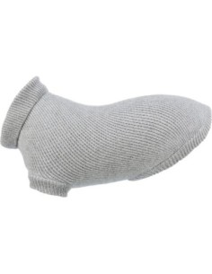 Pullover CityStyle Berlin gris pour chien TRIXIE - Disponible en plusieurs tailles de 24 à 60cm de longueur de dos