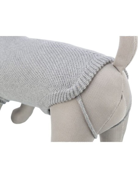 Pullover CityStyle Berlin gris pour chien TRIXIE - Disponible en plusieurs tailles de 24 à 60cm de longueur de dos