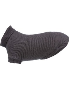 Pullover CityStyle Berlin anthracite pour chien TRIXIE - Disponible en plusieurs tailles de 24 à 60cm de longueur de dos