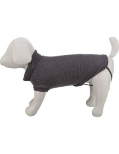 Pullover CityStyle Berlin anthracite pour chien TRIXIE - Disponible en plusieurs tailles de 24 à 60cm de longueur de dos 2