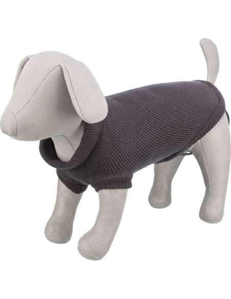 Pullover CityStyle Berlin anthracite pour chien TRIXIE - Disponible en plusieurs tailles de 24 à 60cm de longueur de dos