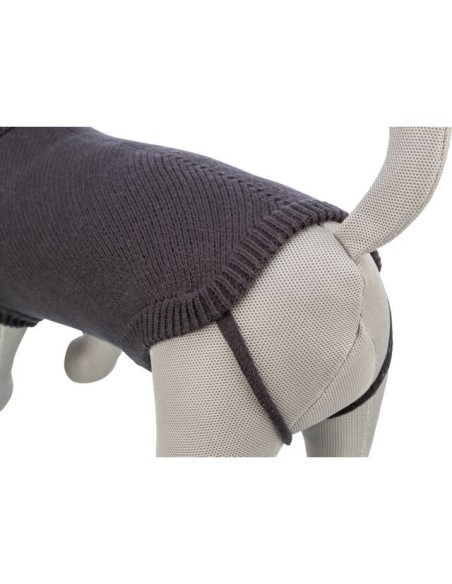 Pullover CityStyle Berlin anthracite pour chien TRIXIE - Disponible en plusieurs tailles de 24 à 60cm de longueur de dos