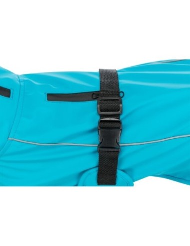 Imperméable chien Vimy bleu turquoise TRIXIE - Disponible en plusieurs tailles de 25 à 80cm de longueur de dos