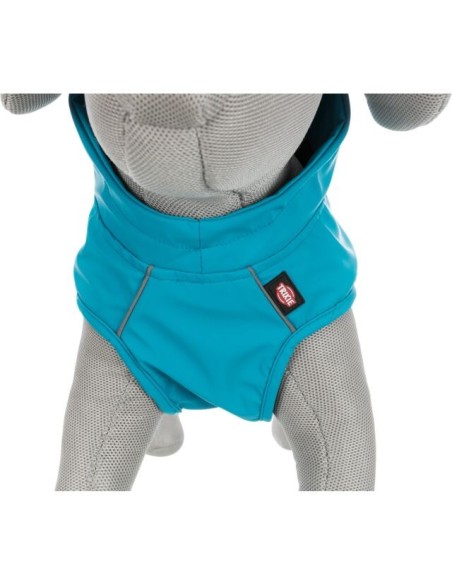 Imperméable chien Vimy bleu turquoise TRIXIE - Disponible en plusieurs tailles de 25 à 80cm de longueur de dos