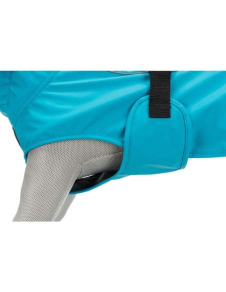 Imperméable chien Vimy bleu turquoise TRIXIE - Disponible en plusieurs tailles de 25 à 80cm de longueur de dos