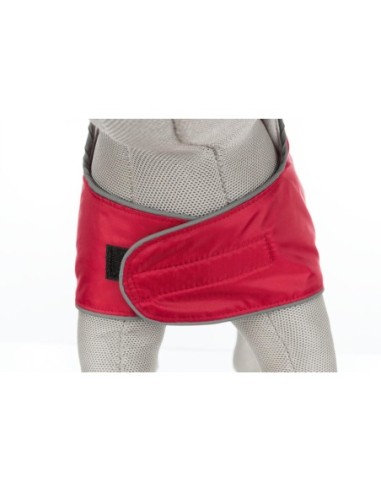 Manteau chien Orléans Rouge TRIXIE - Disponible en plusieurs tailles de 25 à 60cm de longueur de dos