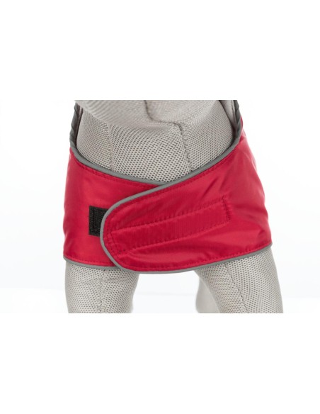 Manteau chien Orléans Rouge TRIXIE - Disponible en plusieurs tailles de 25 à 60cm de longueur de dos