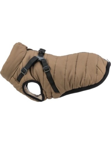 Manteau Pirou avec harnais intégré TRIXIE - Disponible en plusieurs tailles de 24 à 45cm de longueur de dos