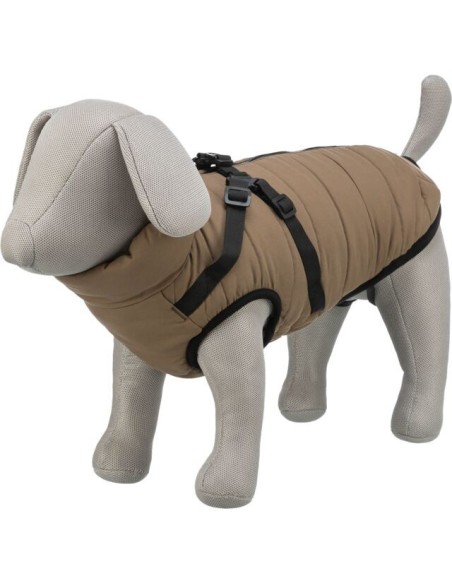 Manteau Pirou avec harnais intégré TRIXIE - Disponible en plusieurs tailles de 24 à 45cm de longueur de dos