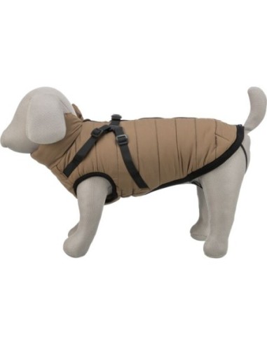 Manteau Pirou avec harnais intégré TRIXIE - Disponible en plusieurs tailles de 24 à 45cm de longueur de dos