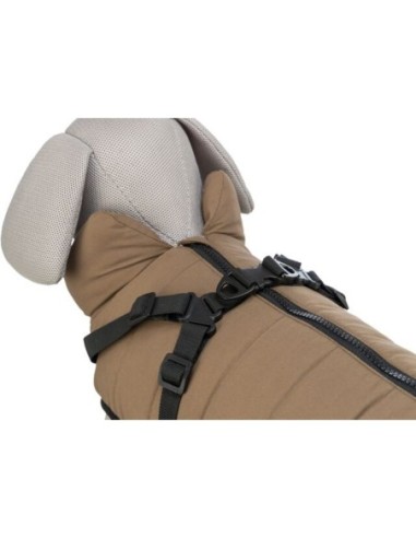 Manteau Pirou avec harnais intégré TRIXIE - Disponible en plusieurs tailles de 24 à 45cm de longueur de dos