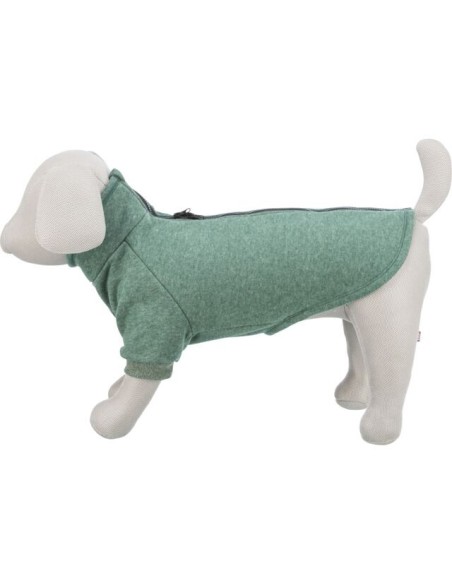 Sweat-shirt CityStyle Amsterdam vert pour chien TRIXIE - Disponible en plusieurs tailles de 24 à 62cm de longueur de dos
