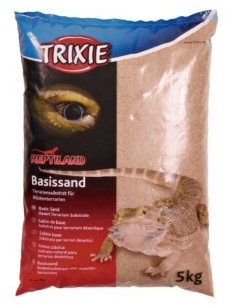 Sable jaune pour terrarium désertique