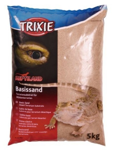 Sable jaune pour terrarium désertique