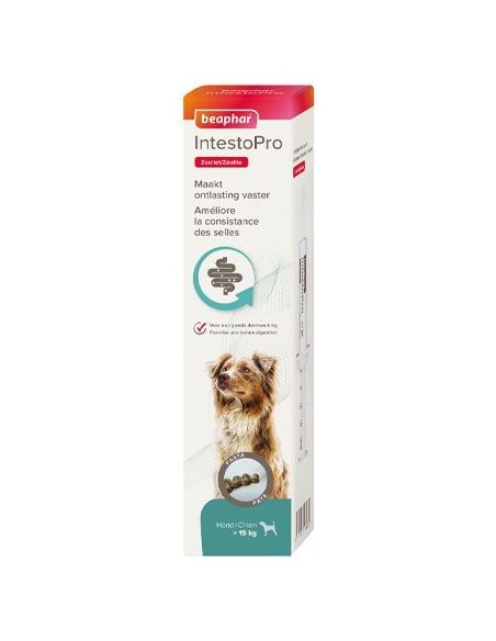 IntestoPro, pâte pour améliorer la consistance des selles pour chiens (plus de15kg)