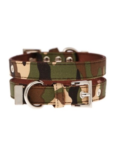 Collier Urban Pup Camouflage Fabric