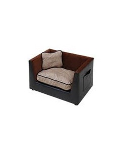 Canapé cuir brun Abba