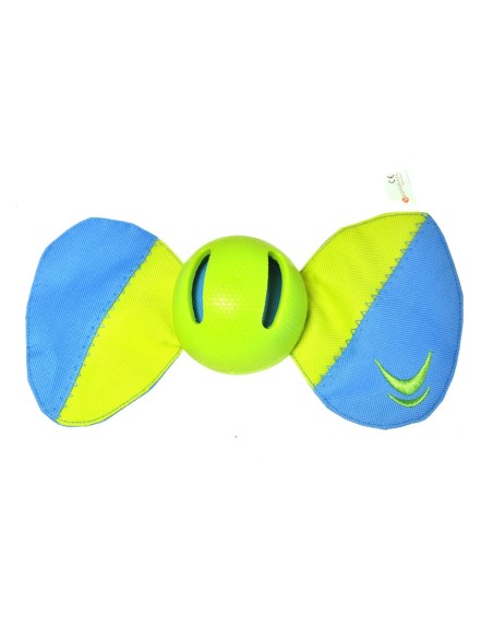 JOUET CHIEN FLOATING OXFORD VERT/BLEU 25X12CM