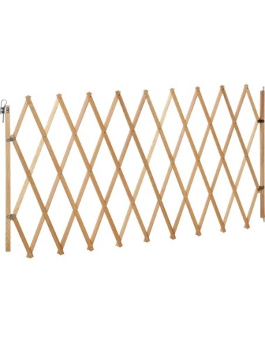 Barrière bois accordéon 60-230cm