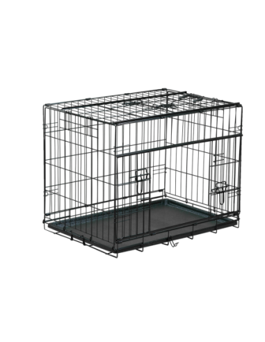 Cage métallique pliable premium noir