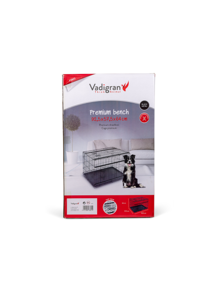 Cage métallique pliable premium noir