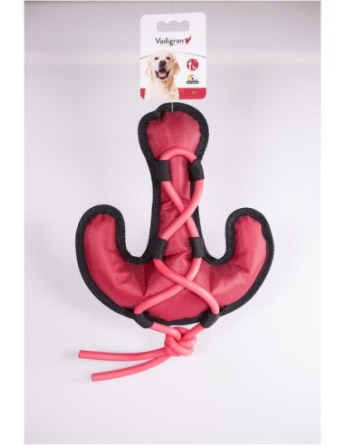JOUET CHIEN OXFORD ANCRE ROUGE 35CM