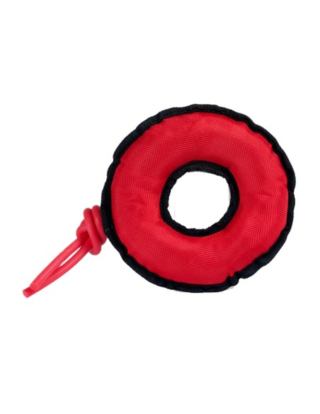 JOUET CHIEN OXFORD BOUEE ROUGE 26CM