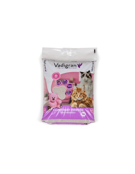 Litière Cat Litter Bentonite BabyPowder 12litres