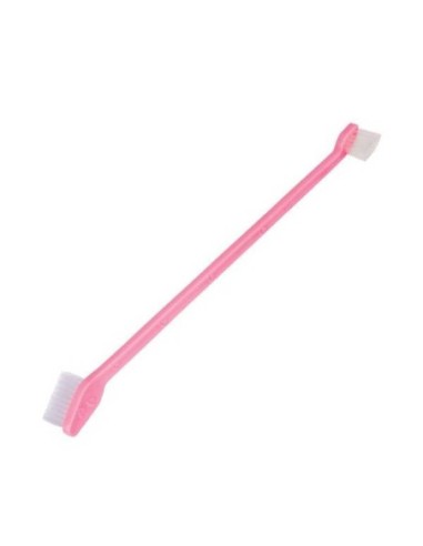 Brosse à dents double pour chat et/ou chien