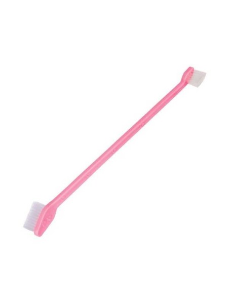 Brosse à dents double pour chat et/ou chien