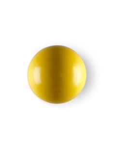 Jouet chien caoutchouc balle jaune