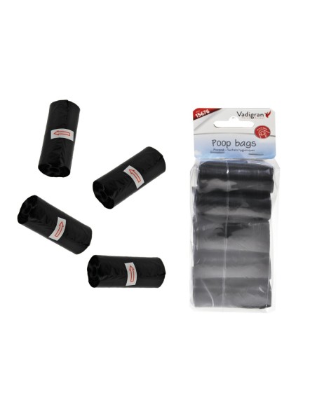 SACHETS HYGIÉNIQUES NOIRS - RAMASSES CROTTES par 10