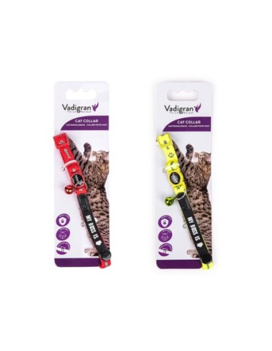 Collier chat avec plaque d'identité MY BOSS POISSON