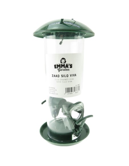 SILO À GRAINES VIVA 21 CM, POUR OISEAUX DE LA NATURE