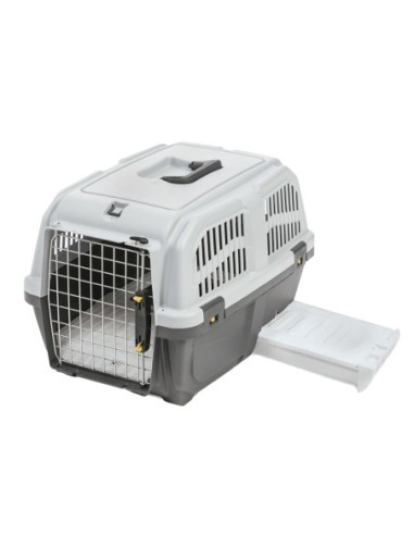 CAISSE DE TRANSPORT PLASTIQUE POUR CHAT  SKUDO CAT 60CM