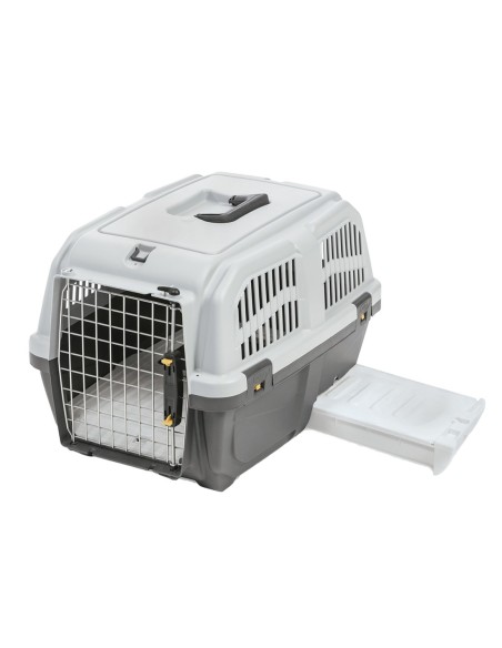 CAISSE DE TRANSPORT PLASTIQUE POUR CHAT  SKUDO CAT 60CM