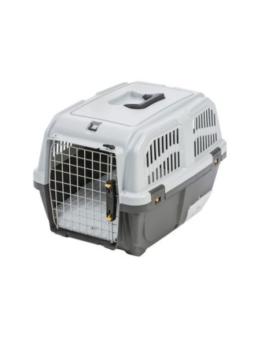 CAISSE DE TRANSPORT PLASTIQUE POUR CHAT  SKUDO CAT 60CM