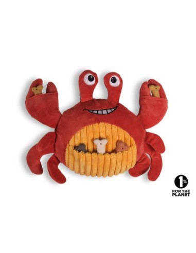 Jouet peluche distributeur de friandises crabe 29cm