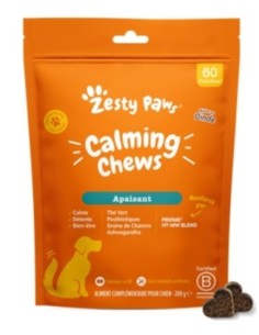 Friandises fonctionnelles ZESTY PAWS  CALMING CHEWS apaisant 60CT