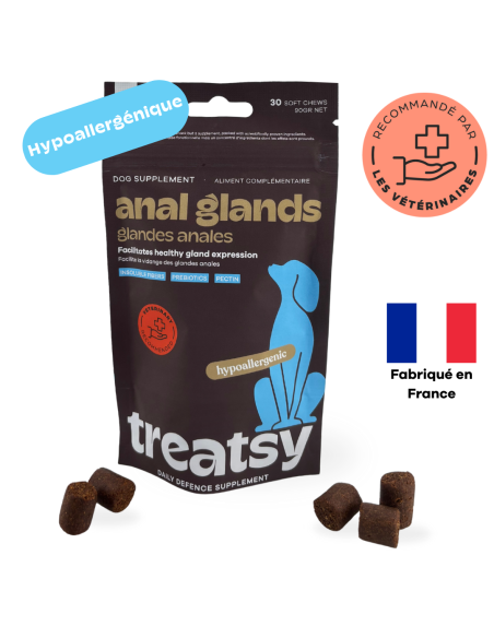 Treatsy Daily Defence Glandes Anales pour Chien - 30 bouchées