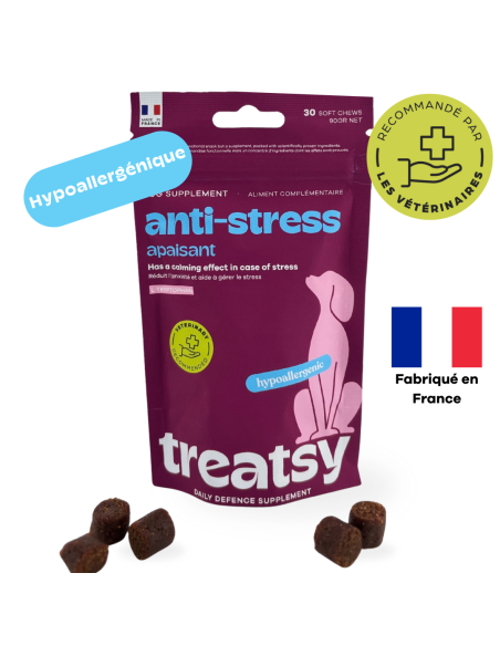 Treatsy Daily Defence Anti-stress pour Chien - 30 bouchées