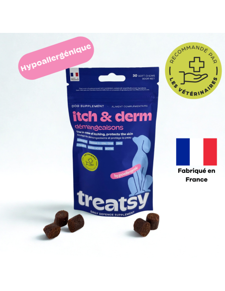 Treatsy Daily Defence Démangeaisons pour Chien - 30 bouchées
