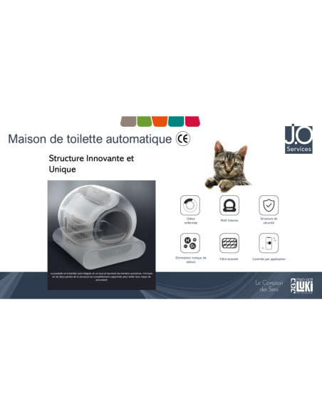 Maison de toilettes automatique 65L - connectée
