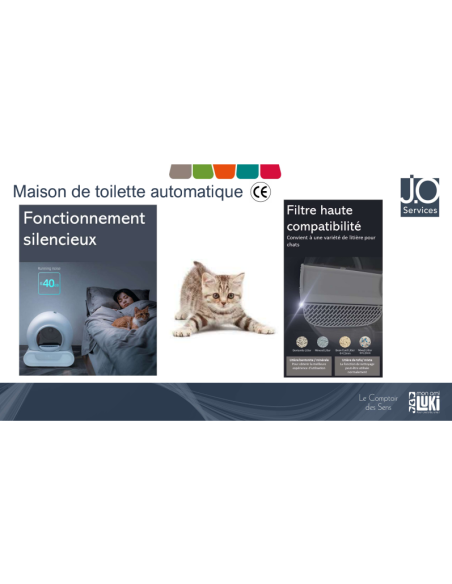 Maison de toilettes automatique 65L - connectée