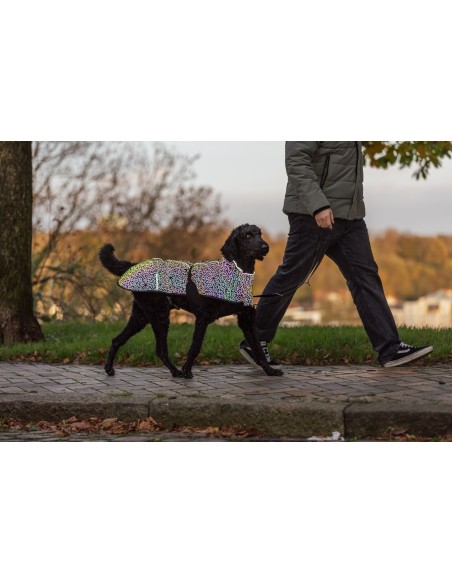 Manteau réfléchissant  sur toute la surface pour une visibilité optimale - pour chien