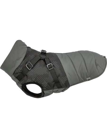 Manteau Pontis reflect gris avec harnais intégré TRIXIE