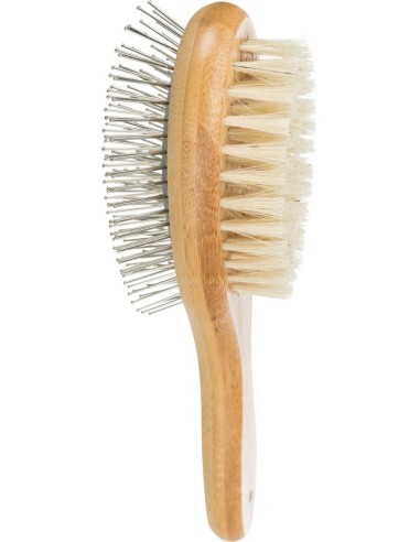 Brosse en bambou double face