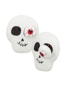 Tête de mort en peluche jouet pour chiens