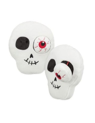 Tête de mort en peluche jouet pour chiens